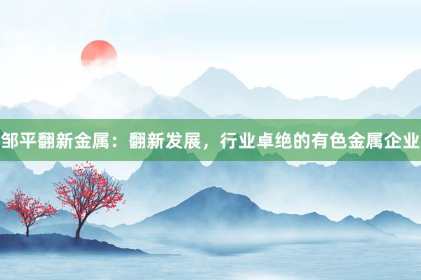 邹平翻新金属：翻新发展，行业卓绝的有色金属企业